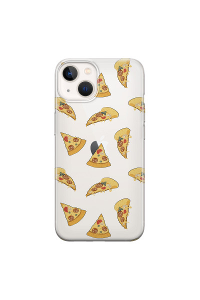 APPLE - iPhone 13 - Soft Clear Case - Pizza Phone Case