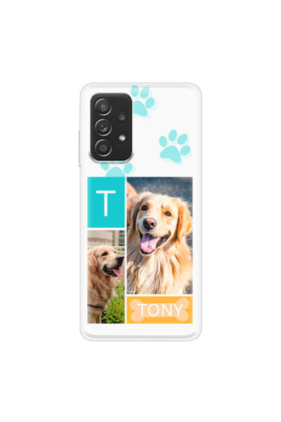 SAMSUNG - Galaxy A52 / A52s - Soft Clear Case - Dog Collage