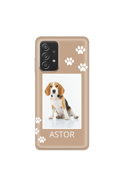 SAMSUNG - Galaxy A52 / A52s - Soft Clear Case - Puppy