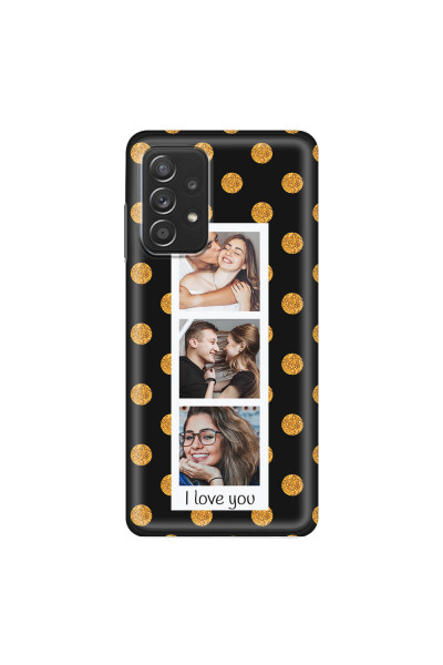 SAMSUNG - Galaxy A52 / A52s - Soft Clear Case - Triple Love Dots Photo