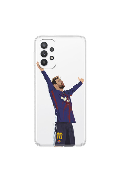 SAMSUNG - Galaxy A32 - Soft Clear Case - For Barcelona Fans