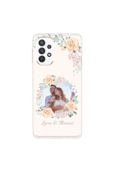 SAMSUNG - Galaxy A32 - Soft Clear Case - Frame Of Roses