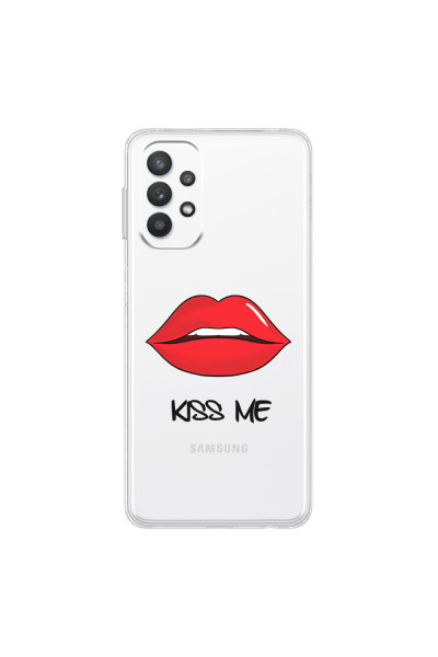 SAMSUNG - Galaxy A32 - Soft Clear Case - Kiss Me