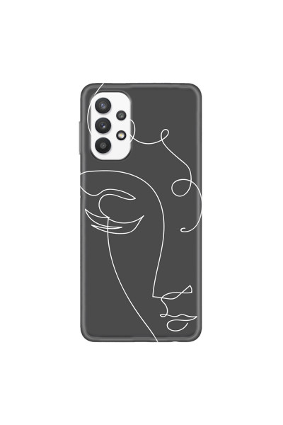 SAMSUNG - Galaxy A32 - Soft Clear Case - Light Portrait in Picasso Style