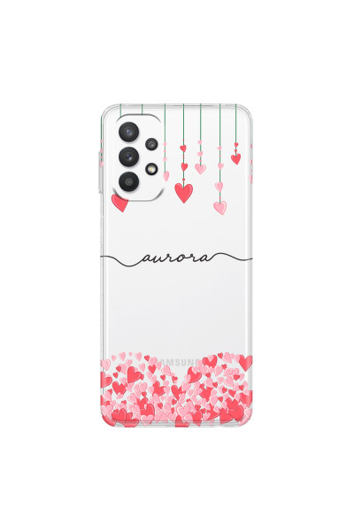 SAMSUNG - Galaxy A32 - Soft Clear Case - Love Hearts Strings