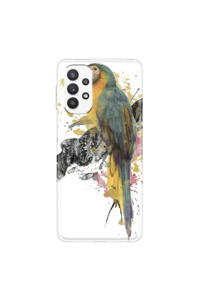 SAMSUNG - Galaxy A32 - Soft Clear Case - Parrot