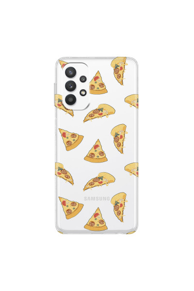SAMSUNG - Galaxy A32 - Soft Clear Case - Pizza Phone Case