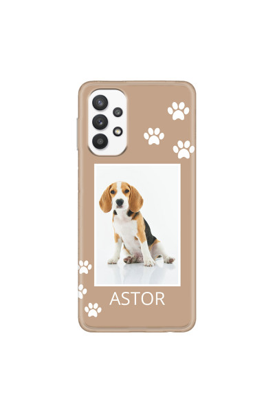 SAMSUNG - Galaxy A32 - Soft Clear Case - Puppy