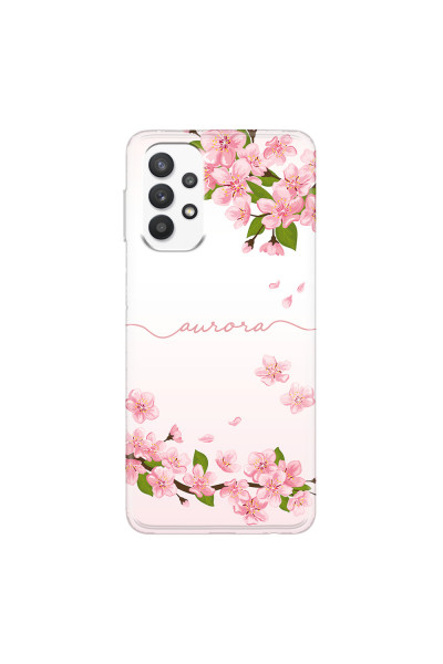 SAMSUNG - Galaxy A32 - Soft Clear Case - Sakura Handwritten