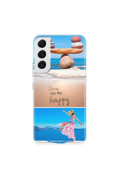 SAMSUNG - Galaxy S22 Plus - Soft Clear Case - Collage of 3