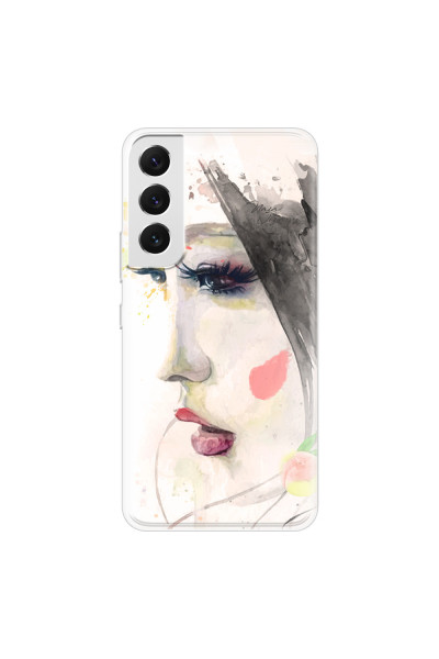 SAMSUNG - Galaxy S22 Plus - Soft Clear Case - Face of a Beauty
