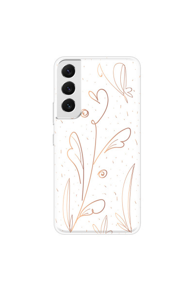 SAMSUNG - Galaxy S22 Plus - Soft Clear Case - Flowers In Style