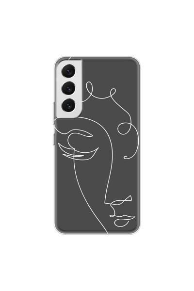 SAMSUNG - Galaxy S22 Plus - Soft Clear Case - Light Portrait in Picasso Style