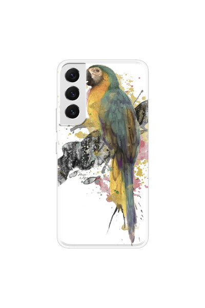 SAMSUNG - Galaxy S22 Plus - Soft Clear Case - Parrot