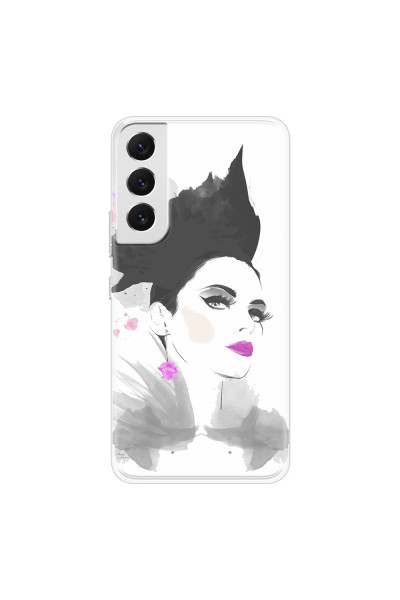 SAMSUNG - Galaxy S22 Plus - Soft Clear Case - Pink Lips