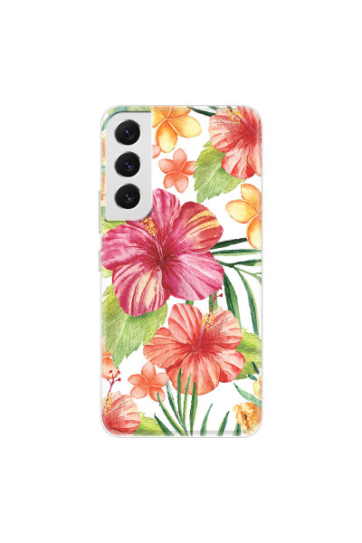 SAMSUNG - Galaxy S22 Plus - Soft Clear Case - Tropical Vibes