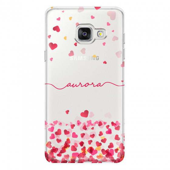 SAMSUNG - Galaxy A5 2017 - Soft Clear Case - Scattered Hearts