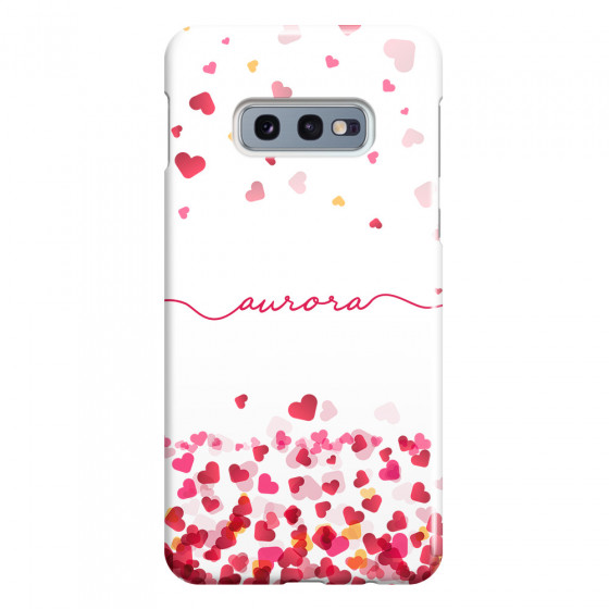 SAMSUNG - Galaxy S10e - 3D Snap Case - Scattered Hearts