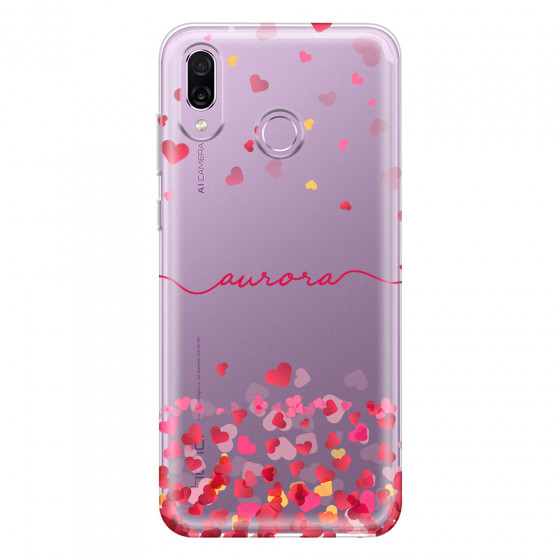 HONOR - Honor Play - Soft Clear Case - Scattered Hearts