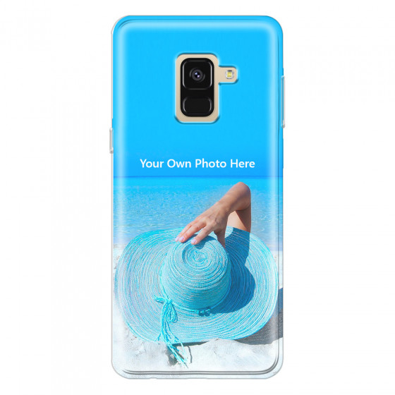 SAMSUNG - Galaxy A8 - Soft Clear Case - Single Photo Case