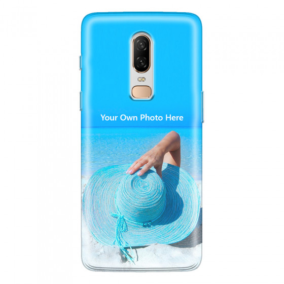 ONEPLUS - OnePlus 6 - Soft Clear Case - Single Photo Case
