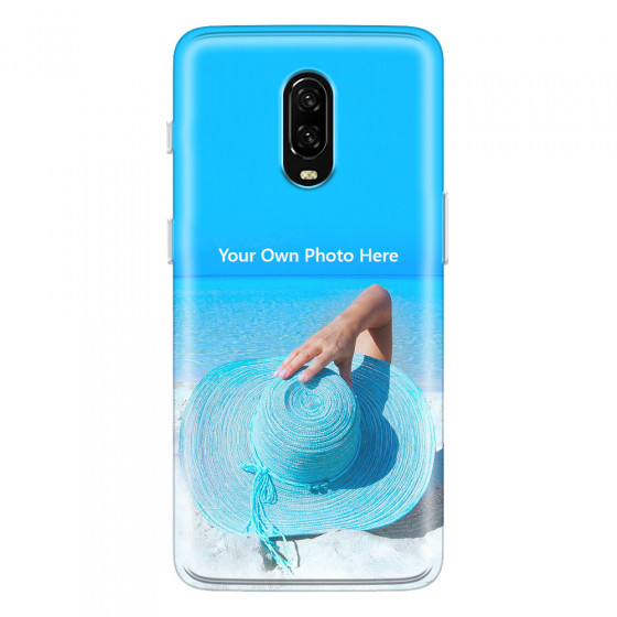 ONEPLUS - OnePlus 6T - Soft Clear Case - Single Photo Case
