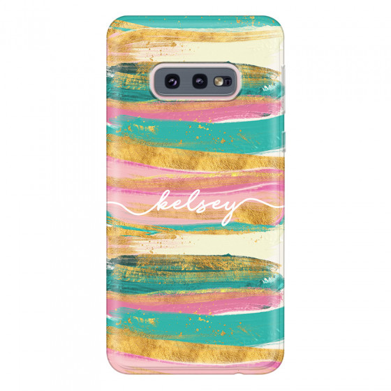 SAMSUNG - Galaxy S10e - Soft Clear Case - Pastel Palette