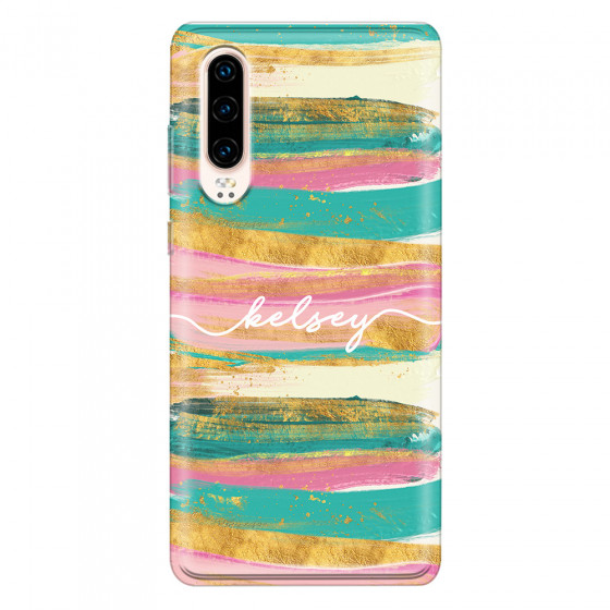 HUAWEI - P30 - Soft Clear Case - Pastel Palette