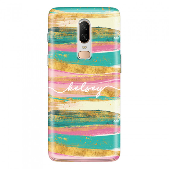 ONEPLUS - OnePlus 6 - Soft Clear Case - Pastel Palette