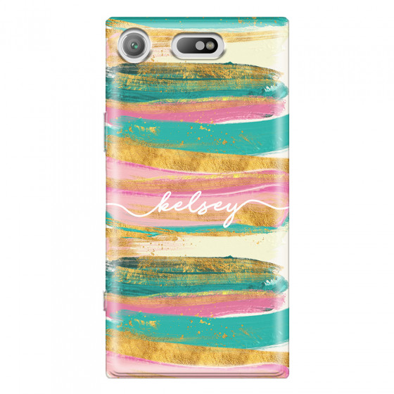SONY - Sony XZ1 Compact - Soft Clear Case - Pastel Palette