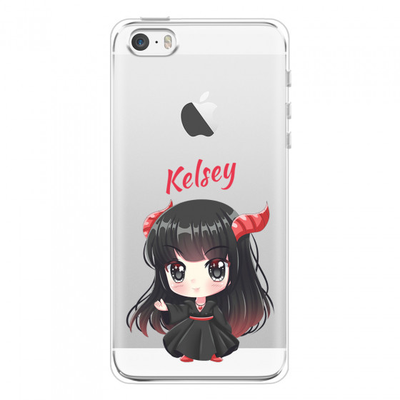 APPLE - iPhone 5S - Soft Clear Case - Chibi Kelsey