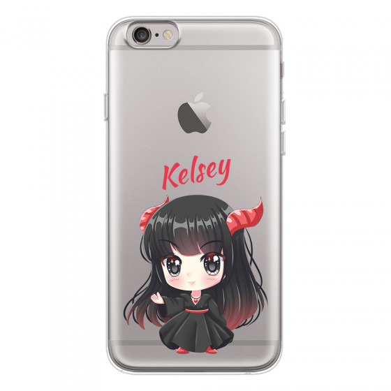 APPLE - iPhone 6S Plus - Soft Clear Case - Chibi Kelsey