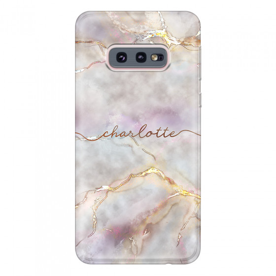 SAMSUNG - Galaxy S10e - Soft Clear Case - Marble Rootage
