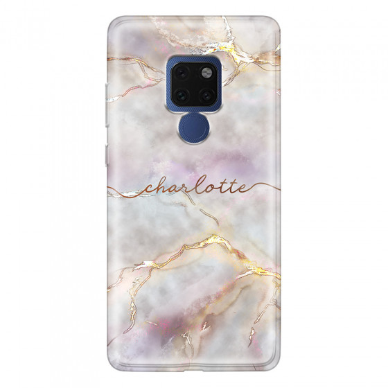 HUAWEI - Mate 20 - Soft Clear Case - Marble Rootage