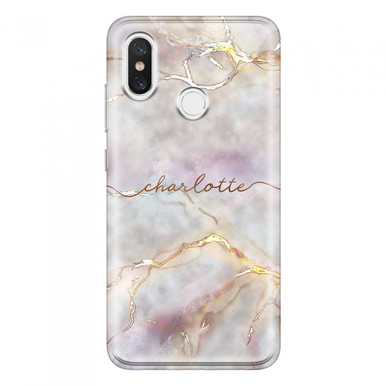 XIAOMI - Mi 8 - Soft Clear Case - Marble Rootage
