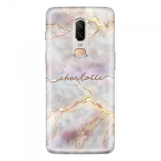 ONEPLUS - OnePlus 6 - Soft Clear Case - Marble Rootage