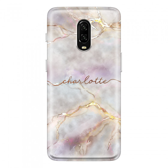ONEPLUS - OnePlus 6T - Soft Clear Case - Marble Rootage