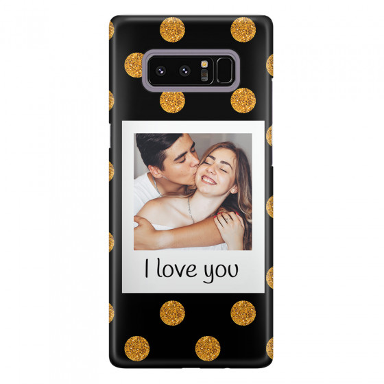 Shop by Style - Custom Photo Cases - SAMSUNG - Galaxy Note 8 - 3D Snap Case - Single Love Dots Photo