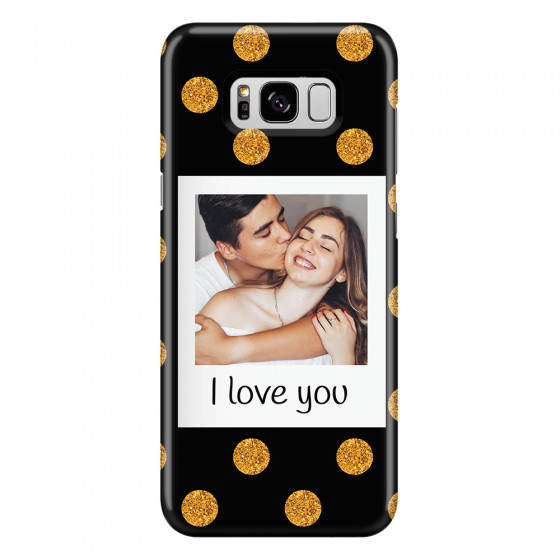 SAMSUNG - Galaxy S8 - 3D Snap Case - Single Love Dots Photo