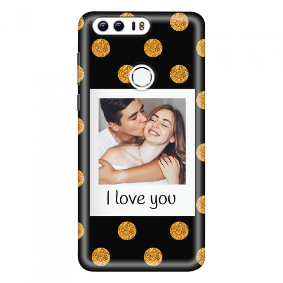 HONOR - Honor 8 - Soft Clear Case - Single Love Dots Photo