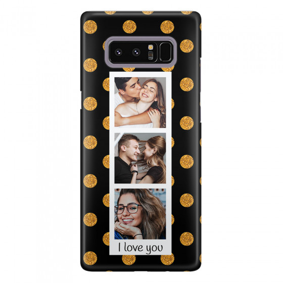 Shop by Style - Custom Photo Cases - SAMSUNG - Galaxy Note 8 - 3D Snap Case - Triple Love Dots Photo