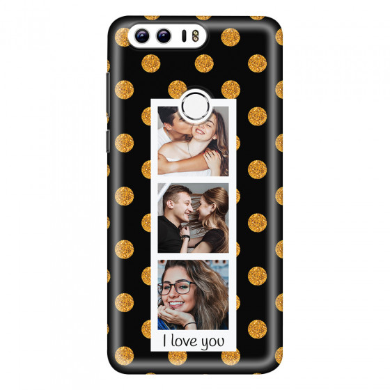 HONOR - Honor 8 - Soft Clear Case - Triple Love Dots Photo