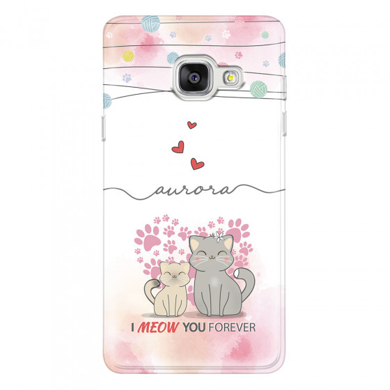 SAMSUNG - Galaxy A5 2017 - Soft Clear Case - I Meow You Forever