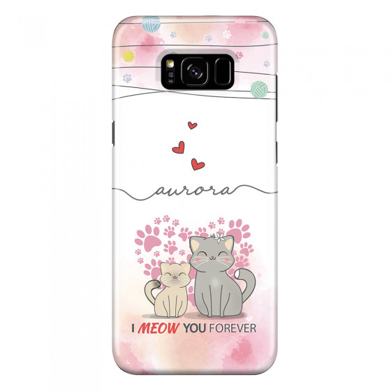 SAMSUNG - Galaxy S8 Plus - 3D Snap Case - I Meow You Forever