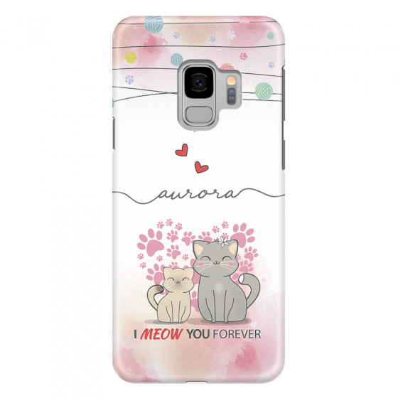 SAMSUNG - Galaxy S9 - 3D Snap Case - I Meow You Forever