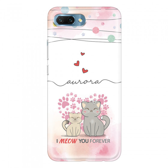 HONOR - Honor 10 - Soft Clear Case - I Meow You Forever