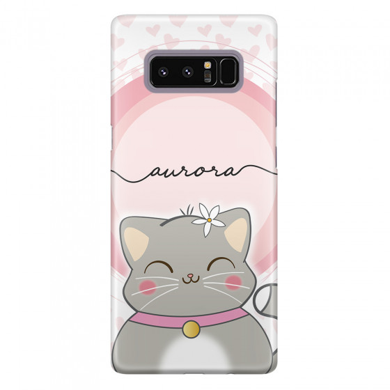 Shop by Style - Custom Photo Cases - SAMSUNG - Galaxy Note 8 - 3D Snap Case - Kitten Handwritten
