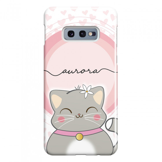 SAMSUNG - Galaxy S10e - 3D Snap Case - Kitten Handwritten