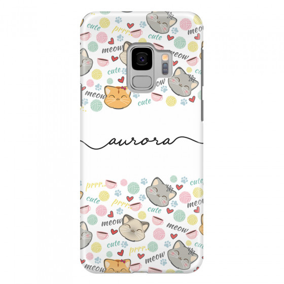 SAMSUNG - Galaxy S9 - 3D Snap Case - Cute Kitten Pattern