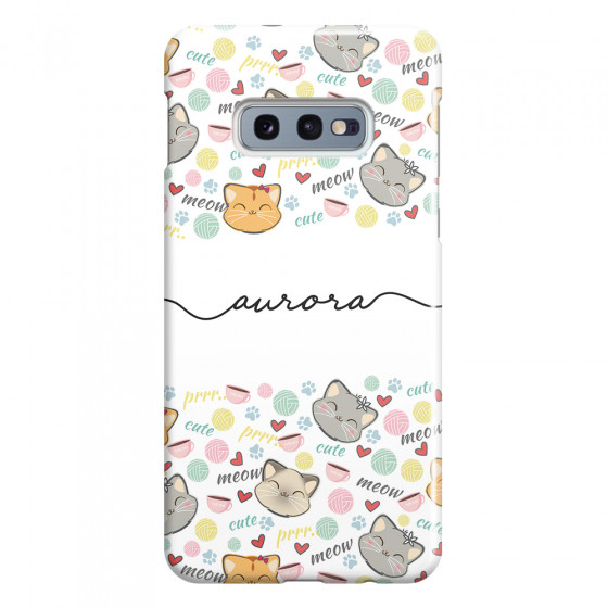 SAMSUNG - Galaxy S10e - 3D Snap Case - Cute Kitten Pattern